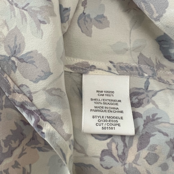 Equipment Silk Floral Button Down Shirt - Picture 6 of 6